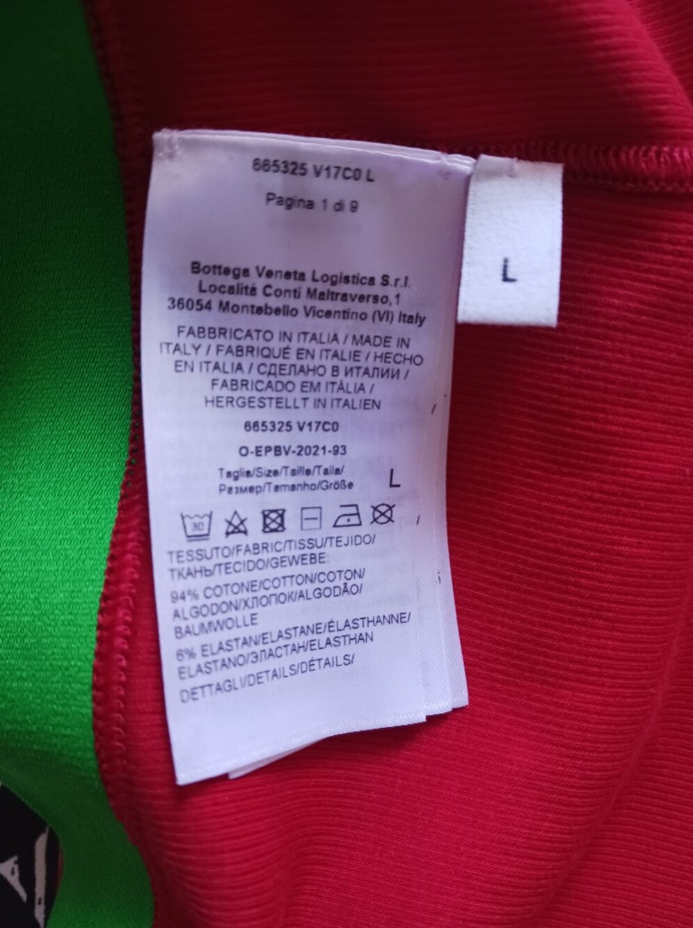 Bottega Veneta Skin Red Bra Size L - Picture 10 of 11